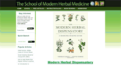 Desktop Screenshot of modernherbalmedicine.com